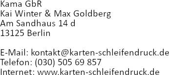 Anschrift und Kontakt